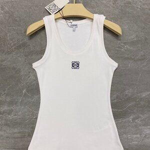 ✅New Loewe white Women's Vest Tank tops
